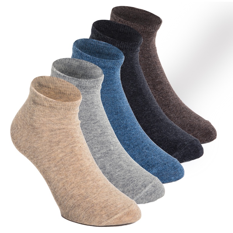 Ankelsokker "Coloured lowcut 5-pack"